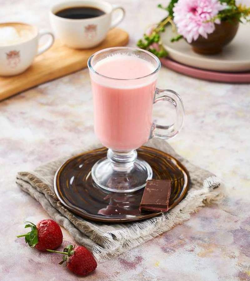 Çilekli Sıcak Chocolate