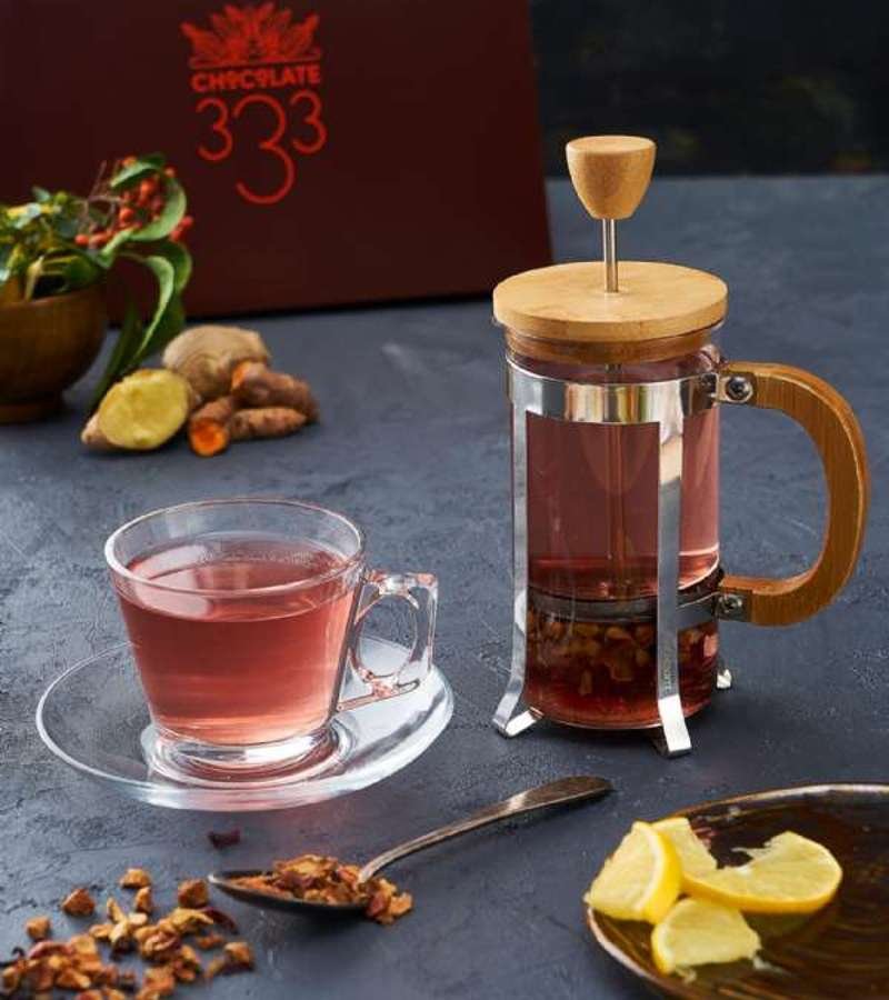 Elma Tarcınlı Siyah Çay